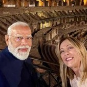 Italia-India, Meloni accoglie l'amico Modi: "Welcome to Rome" Italia-India, Meloni accoglie l'amico Modi: "Welcome to Rome"