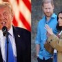 Donald Trump contro Harry e Meghan: "Hanno fatto cose terribili, io non li avrei mai accolti di nuovo come Re Carlo"