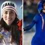 Vittozzi e Ghiotto portabandiera Italia a cerimonia chiusura Milano-Cortina