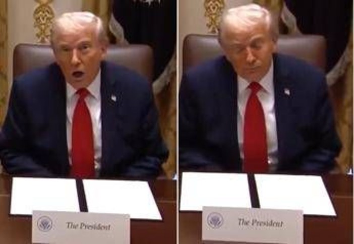 Trump e lo spavento alla Casa Bianca, cameraman urta specchio antico: &quot;Stai attento!&quot;