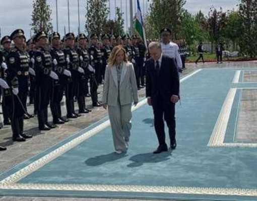 Meloni in Uzbekistan: &quot;Samarcanda crocevia legami tra Europa e Asia&quot;