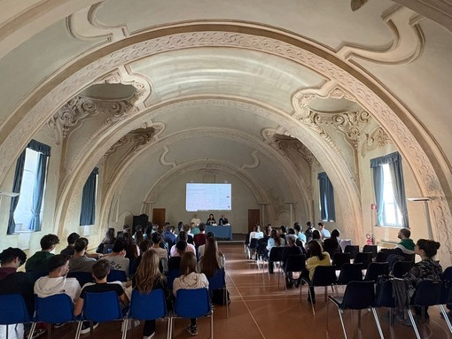 Un momento del workshop all’Archivio di Stato di Asti