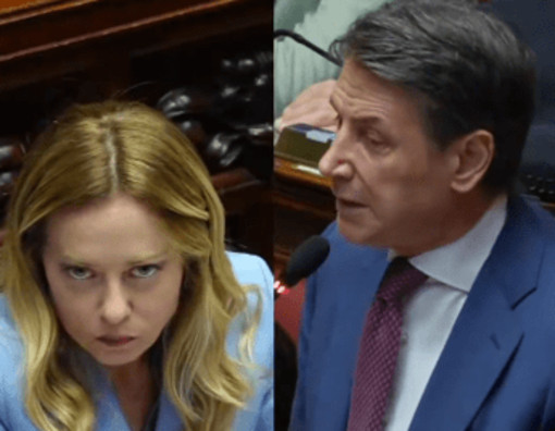 Meloni a Conte: "Fake news nel video, avete montato le mie espressioni ma io non c'ero"