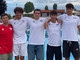 da sinistra Il tecnico Paolo Ruscello, Filippo Ponassi, Davide Principato, Stefano Cannella e Tommaso Dadone.