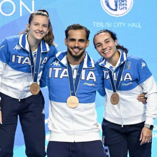 Italscherma rompe il ghiaccio, primi tre bronzi ai Mondiali di Tbilisi