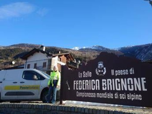 Poste, Sonia portalettere a La Salle tra quotidianità e grandi imprese sportive