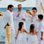 Fognini e Pennetta, l'anniversario di matrimonio e la festa a sorpresa in spiaggia