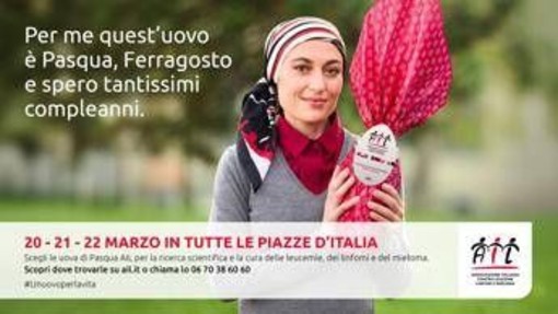 Pasqua, 'Un uovo per la vita' torna la campagna Ail per la ricerca e la cura dei tumori del sangue