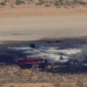 Usa, bombardiere B-52 si schianta dopo il decollo in California Usa, bombardiere B-52 si schianta dopo il decollo in California