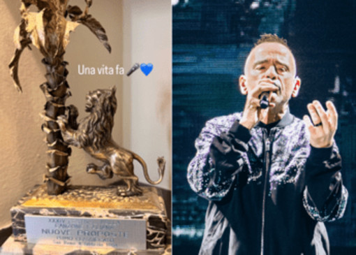 Eros Ramazzotti, la foto 'amarcord' del Sanremo 1984: "Una vita fa"