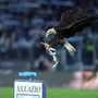Lazio, debutta all'Olimpico la nuova aquila: primo volo per Flaminia