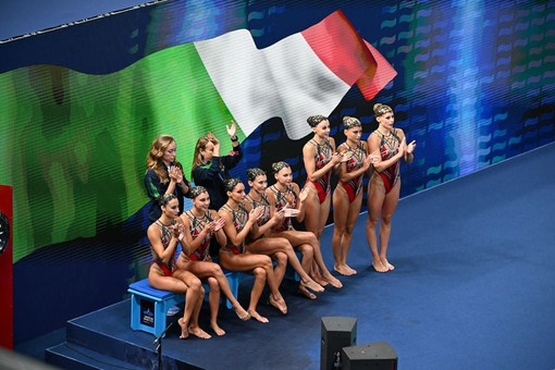 Agli Europei di nuoto artistico bronzo per il team acrobatico azzurro