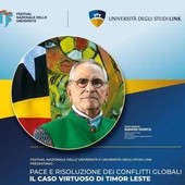 Il presidente di Timor Est, Josè Ramos-Horta venerdì alla Link di Roma Il presidente di Timor Est, Josè Ramos-Horta venerdì alla Link di Roma