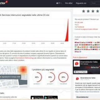 Maxi down globale, anche Amazon coinvolta: problemi di accesso e servizi AWS in crisi
