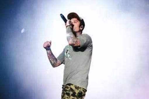 Fedez alla festa dello Stocco: &quot;Preso in giro dai giornalisti&quot;