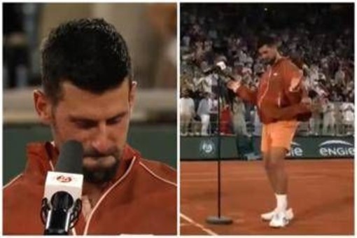 Roland Garros, Djokovic vince e... balla