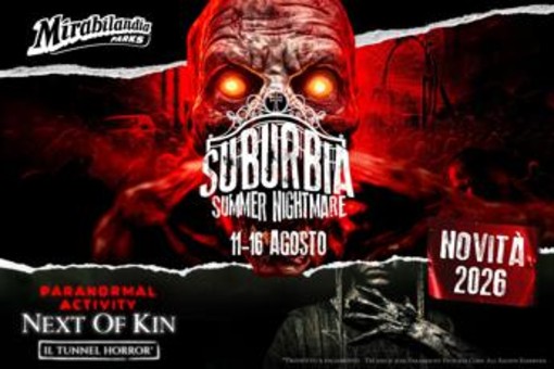 Mirabilandia, dall'11 agosto Suburbia Summer Nightmare per appassionati del brivido