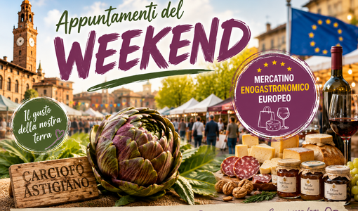 Dall'Astigiano ai castelli del Monferrato, il weekend del 15-16-17 maggio trasforma piazze e borghi in una grande tavola a cielo aperto. Ecco tutti gli appuntamenti da non perdere