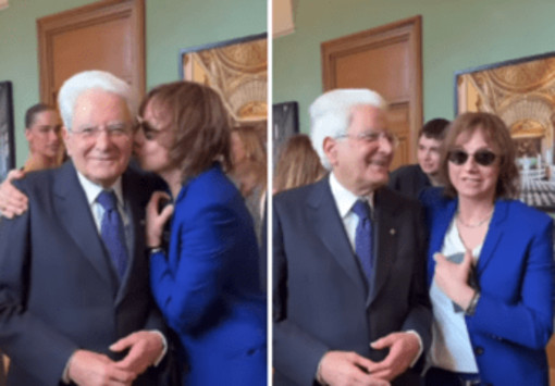 Gianna Nannini bacia... Mattarella: il video virale e la dedica al Presidente della Repubblica