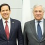 Tajani sente Rubio “Al lavoro per una rapida attuazione del Piano Trump”