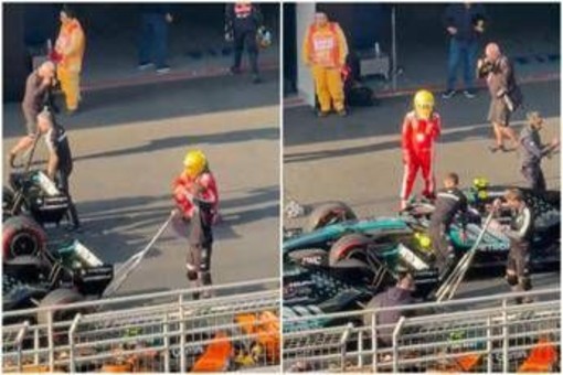 Formula 1, Hamilton 'spia' la Mercedes a Shanghai - Diretta