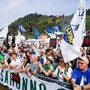 Salvini accende Pontida: &quot;Mai i nostri figli a morire in Ucraina. Flat tax sia per tutti&quot;