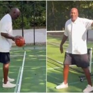 Michael Jordan torna... a fare canestro: "Ero nervoso" Michael Jordan torna... a fare canestro: "Ero nervoso"