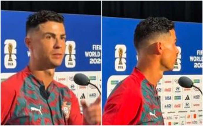 Ronaldo 'ignora' Messi dopo doppietta ai Mondiali: "Prossima domanda"